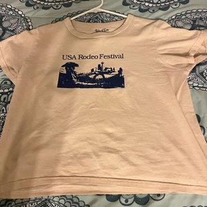 John galt USA rodeo festival crop top
